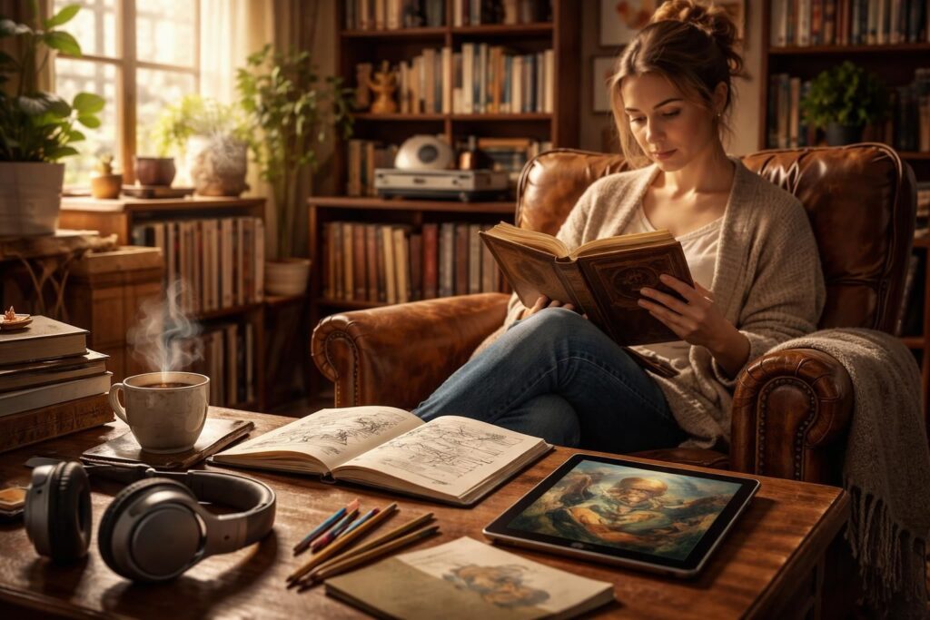 découvrez des idées de loisirs culturels à faire seul chez vous pour enrichir votre esprit et passer du temps de qualité en toute sérénité.
